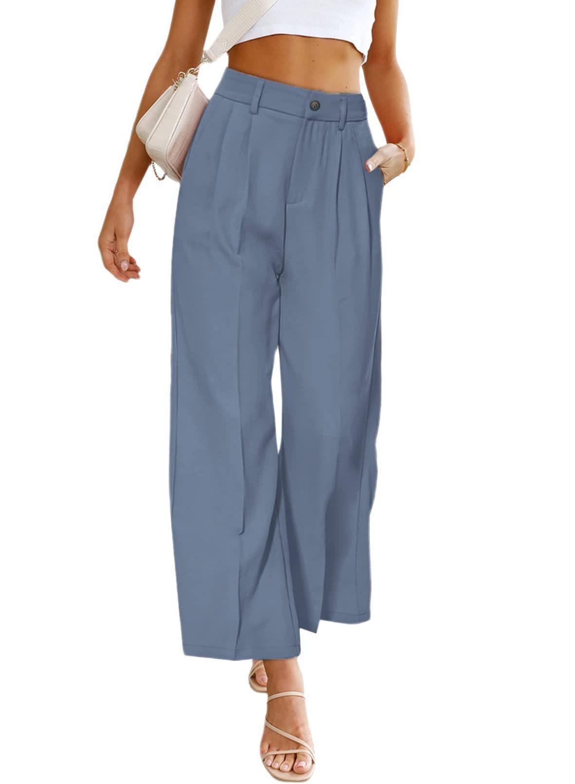 Casual Wide-Leg Pants - Glinyt