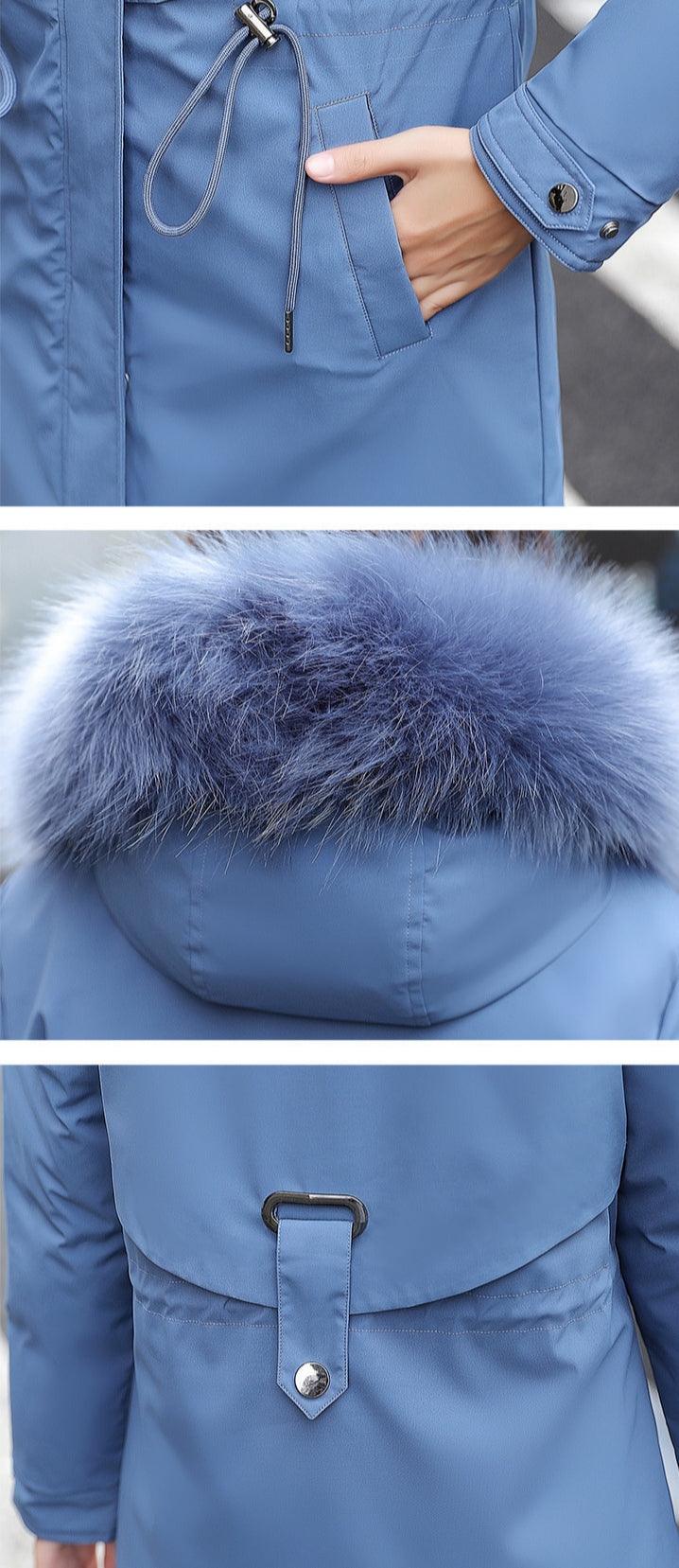 ELLA - Warm Waist Cotton-Padded Winter Jacket - Odyx Store