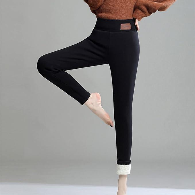 FleeceFlex Polar Fleece Thermal Leggings for Women - Glinyt