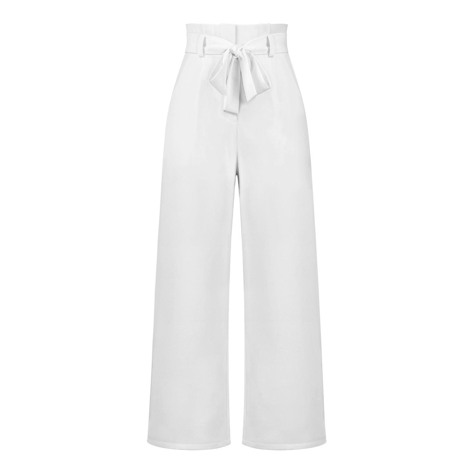 Glinyt High Waist Wide Pants - Glinyt