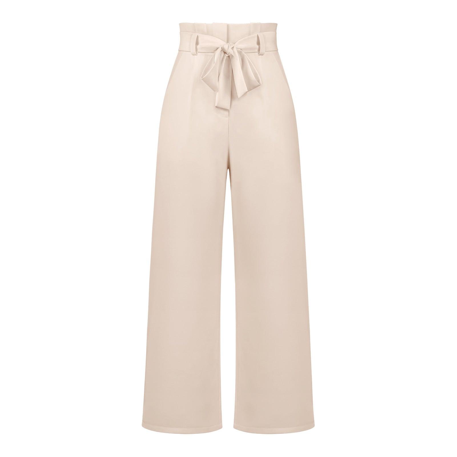 Glinyt High Waist Wide Pants - Glinyt