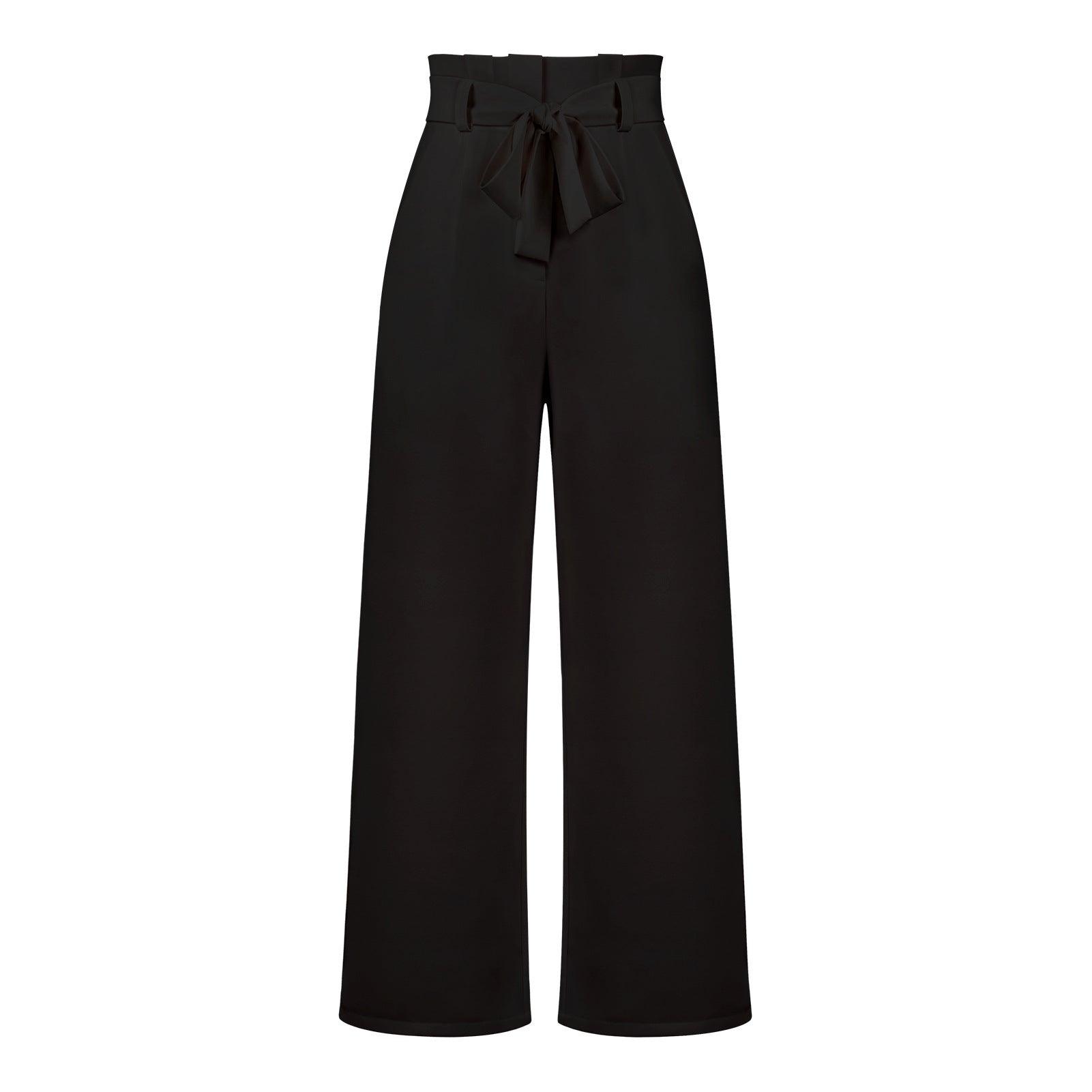 Glinyt High Waist Wide Pants - Glinyt