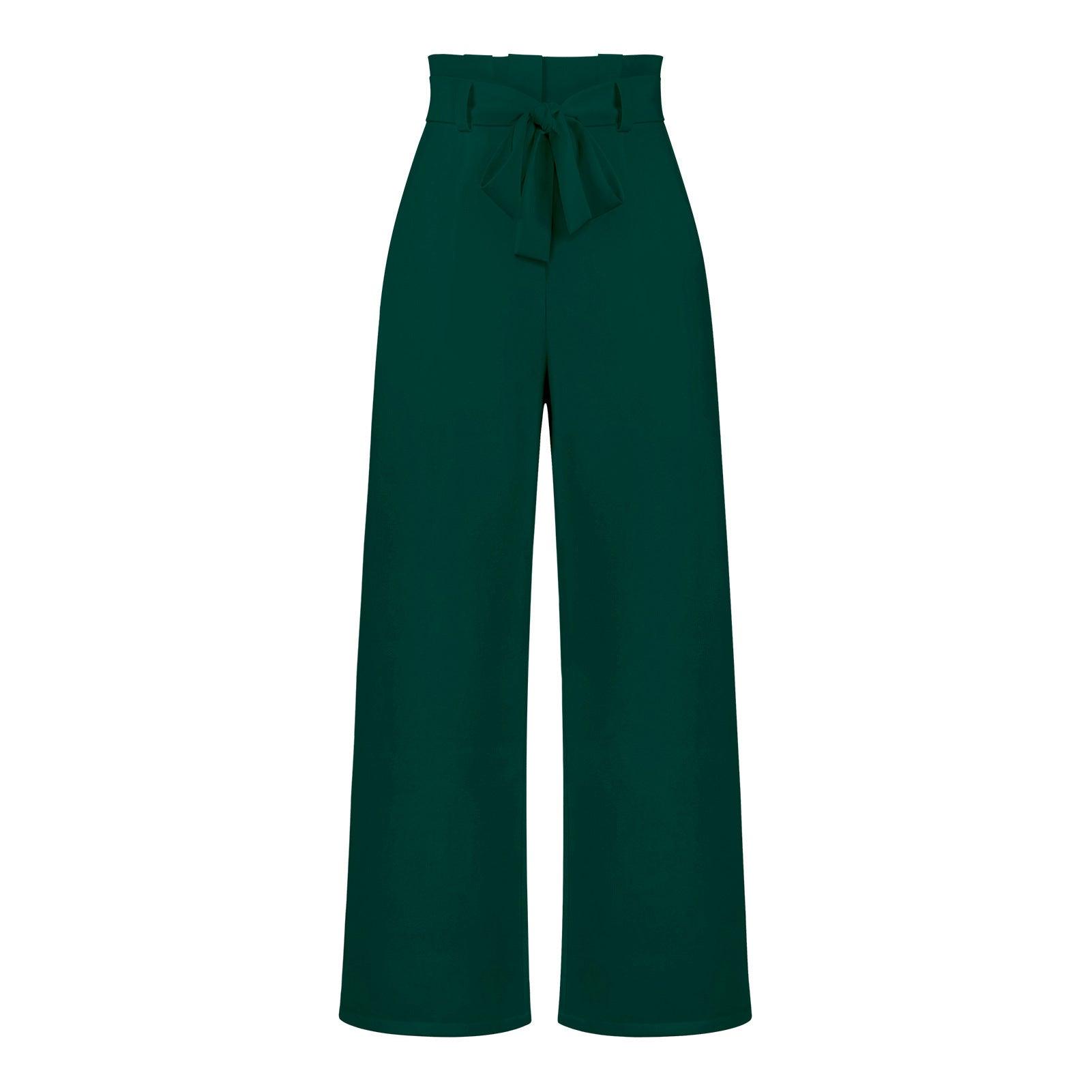 Glinyt High Waist Wide Pants - Glinyt