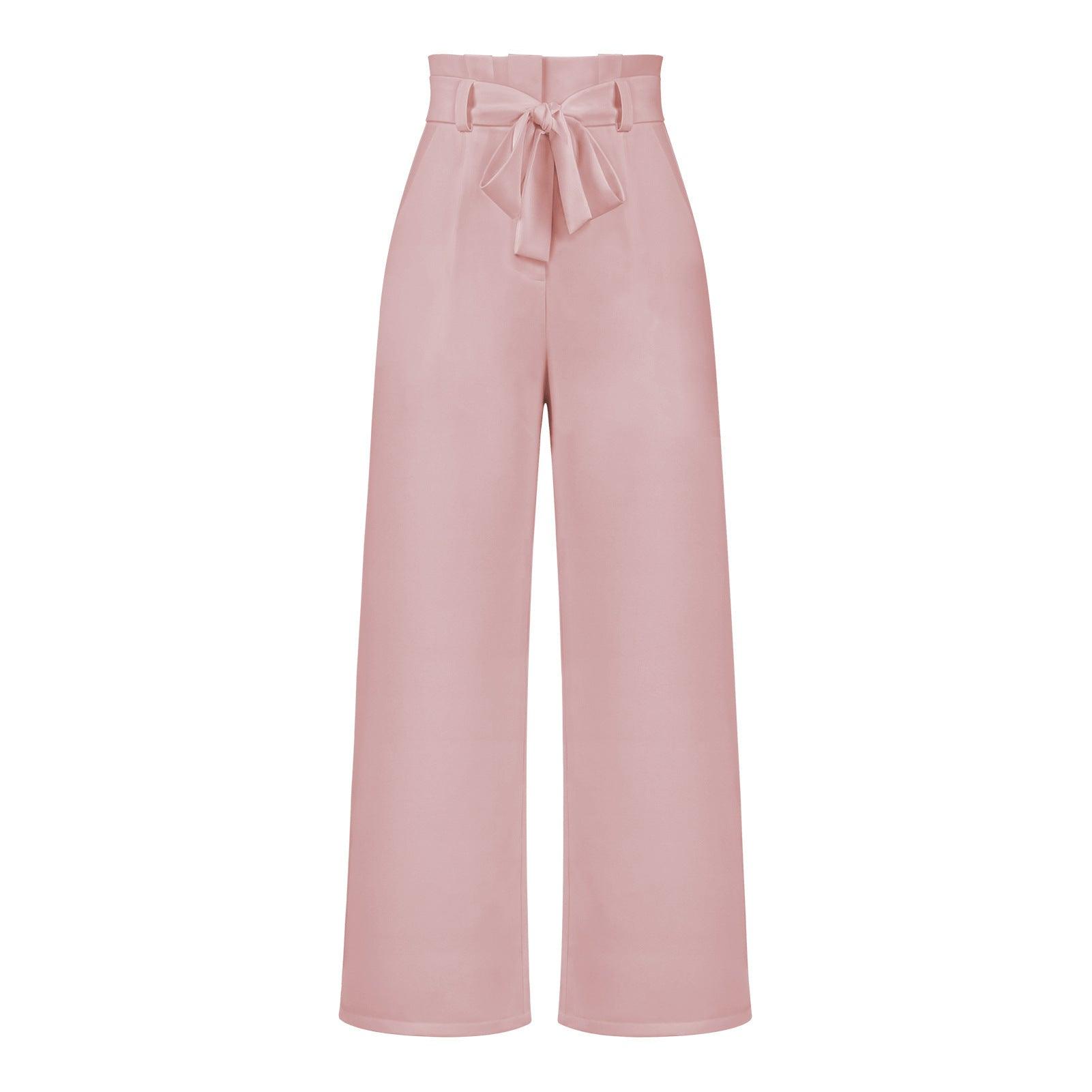 Glinyt High Waist Wide Pants - Glinyt