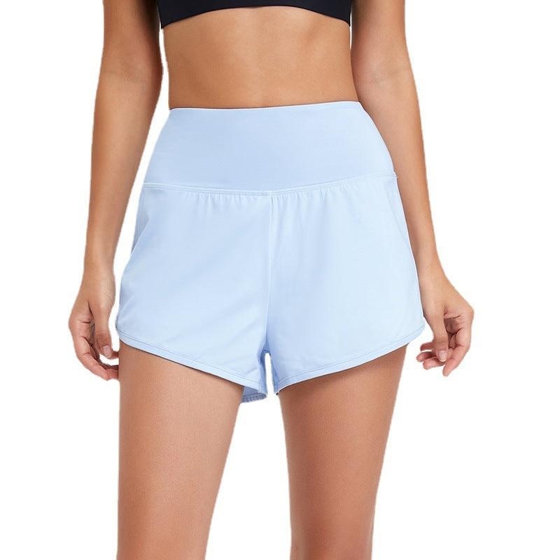 High Waist Quick-drying Fitness Shorts - Glinyt