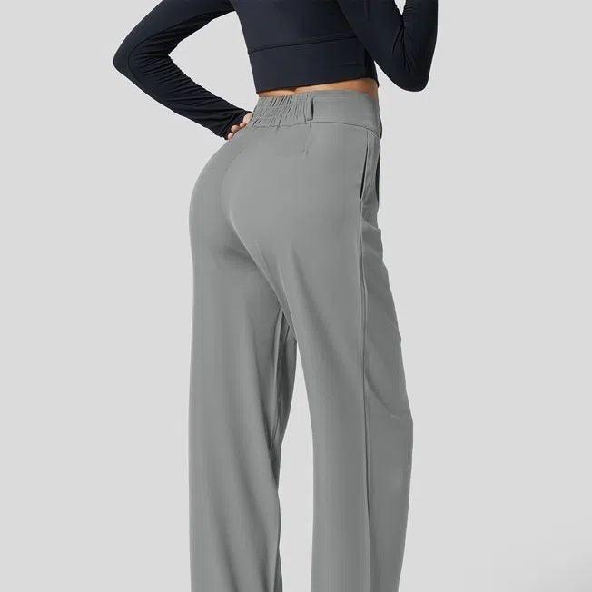 High-Waist Wide Pants - Glinyt