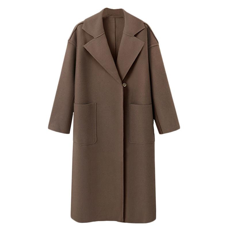 LYDIA - Medium-Length Woolen Women's Overcoat - Odyx Store