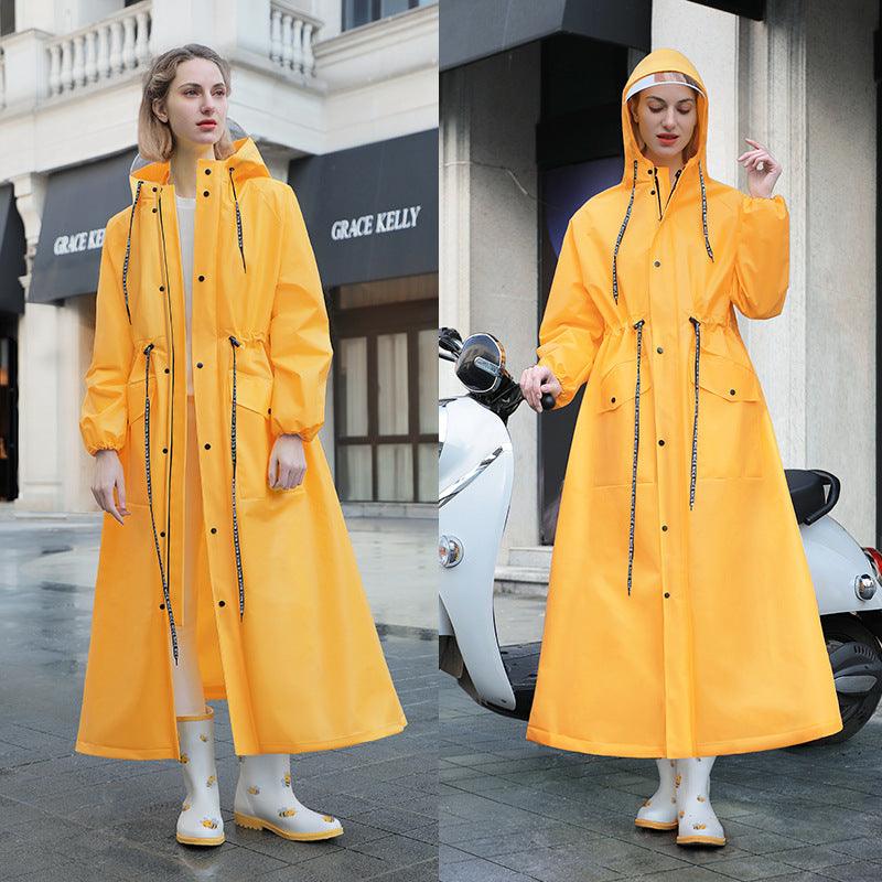 Raincoat Long Full Body Poncho - Glinyt